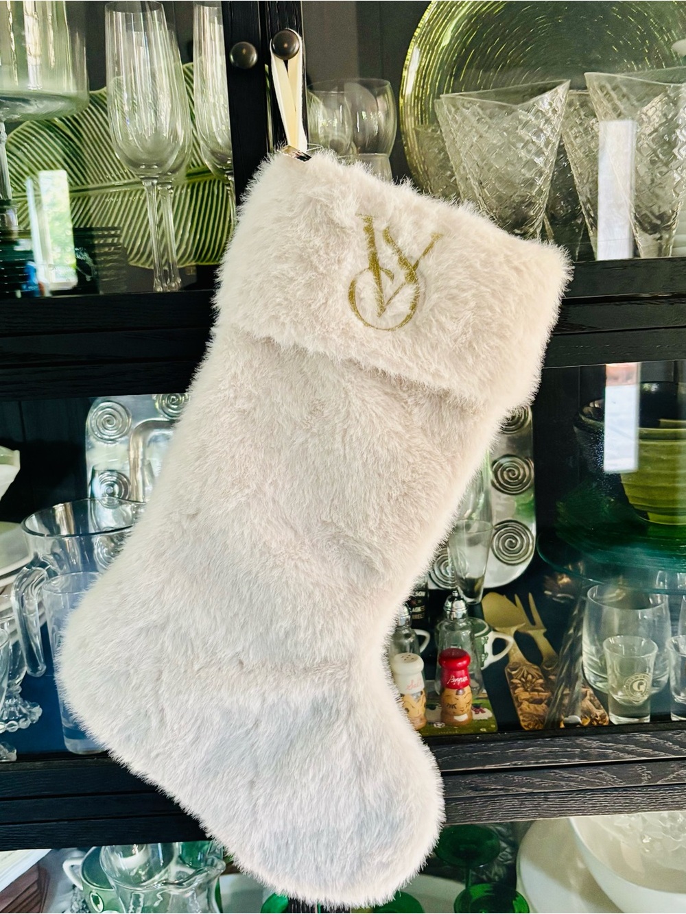 Victoria’s Secret Stocking in Faux Fur NWT